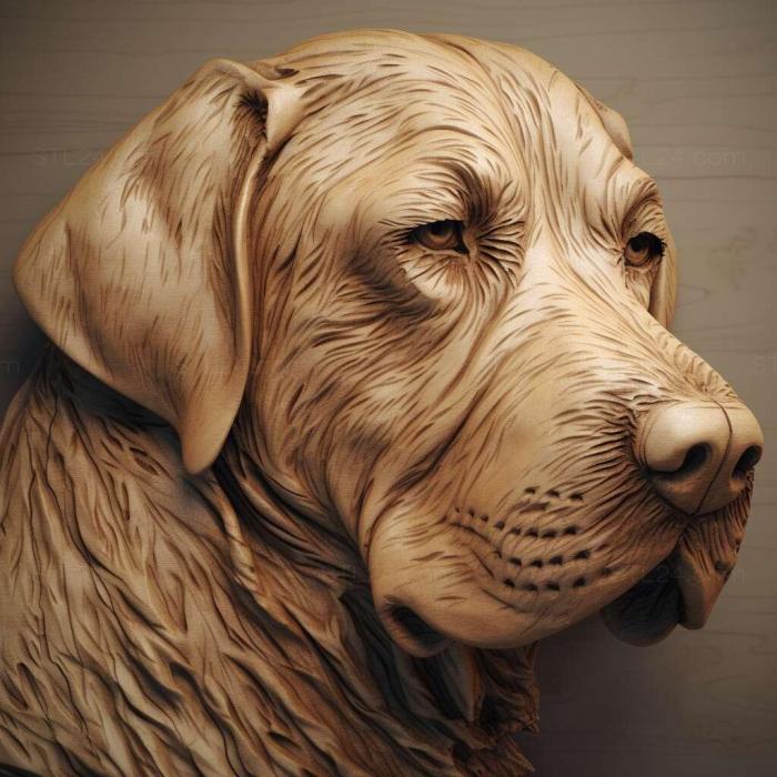 Nature and animals (st Kuvas dog 4, NATURE_4548) 3D models for cnc